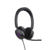 Yealink UH48 Teams USB Wired Headset Hybrid Active Noise Cancellation, Four-Microphone Noise-canceling Technology,  Swift Plu