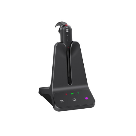 Yealink WH63 E2 Convertible DECT Wireless Teams Headset 8 hours talk time185m Wireless range Dual microphone Multi-device Con