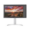LG 27' 4K UHD IPS Monitor with USB Type-C, HDR400, DCI-P3 95%, AMD FreeSync™, 3840×2160 res, 5ms response, 60Hz, and tilt/