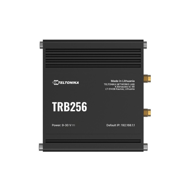 Teltonika TRB256 Industrial IoT Gateway, 4G/LTE(Cat 4), Dual SIM, 450 MHz BAND, Auto-Failover, Backup WAN, Supports DNP3, PSU