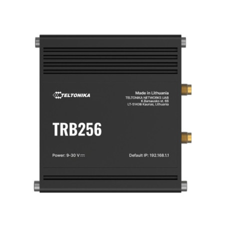 Teltonika TRB256 Industrial IoT Gateway, 4G/LTE(Cat 4), Dual SIM, 450 MHz BAND, Auto-Failover, Backup WAN, Supports DNP3, PSU