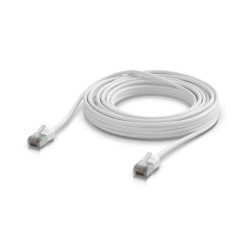 Ubiquiti UniFi Premium Patch Cable Outdoor, 8M, White,  Ultra-thin, Rugged, Shielded Patch, Designed &Optimized, For 10 GbE n