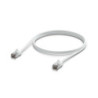 Ubiquiti UniFi Premium Patch Cable Outdoor, 1M, White, Ultra-thin, Rugged, Shielded Patch, Designed &Optimized, For 10 GbE ne