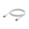 Ubiquiti UniFi Premium Patch Cable Outdoor, 2M, White, Ultra-thin, Rugged, Shielded Patch, Designed &Optimized, For 10 GbE ne