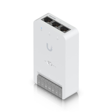 Ubiquiti Door Hub Mini, Compact Access Control Hub For  Single Door,1 Lock terminal -12V &Dry Switchable,Connect & Power Via 