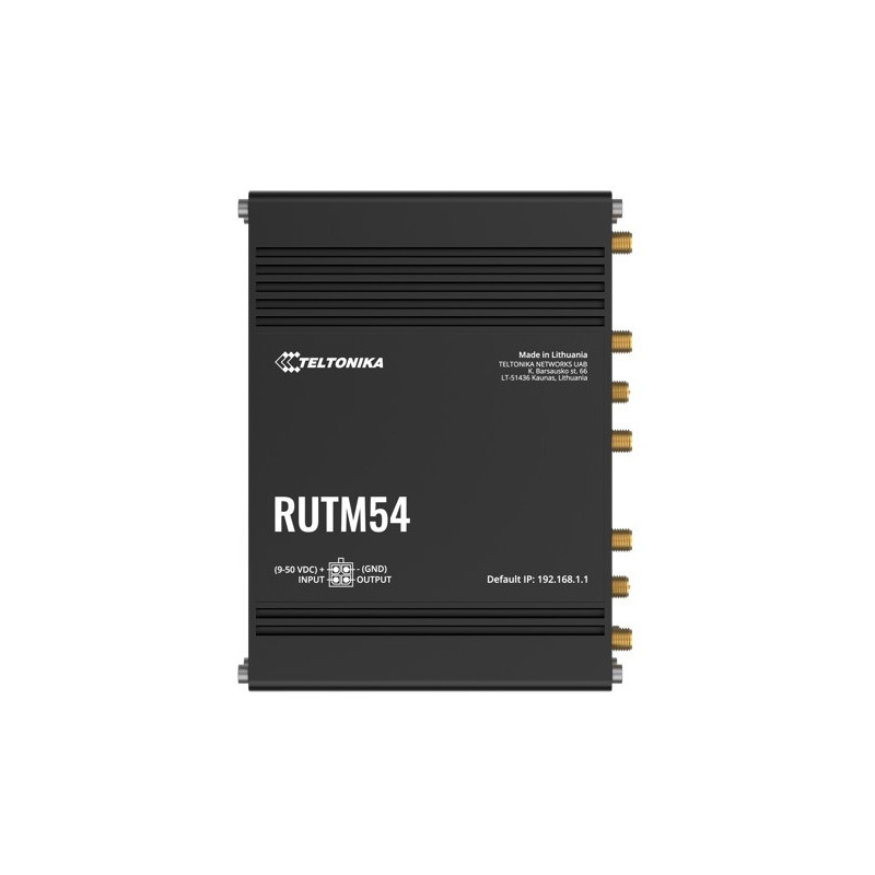Teltonika RUTM54 Dual 5G Router, Dual SIM & eSIM™, Telit 5G Modem, Auto-Failover,