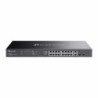 TP-Link ES220GMP Omada 20-Port Gigabit Easy Managed Switch with 16-Port PoE ,  Fast PoE, Perpetual PoE, Flow Control, Loopbac