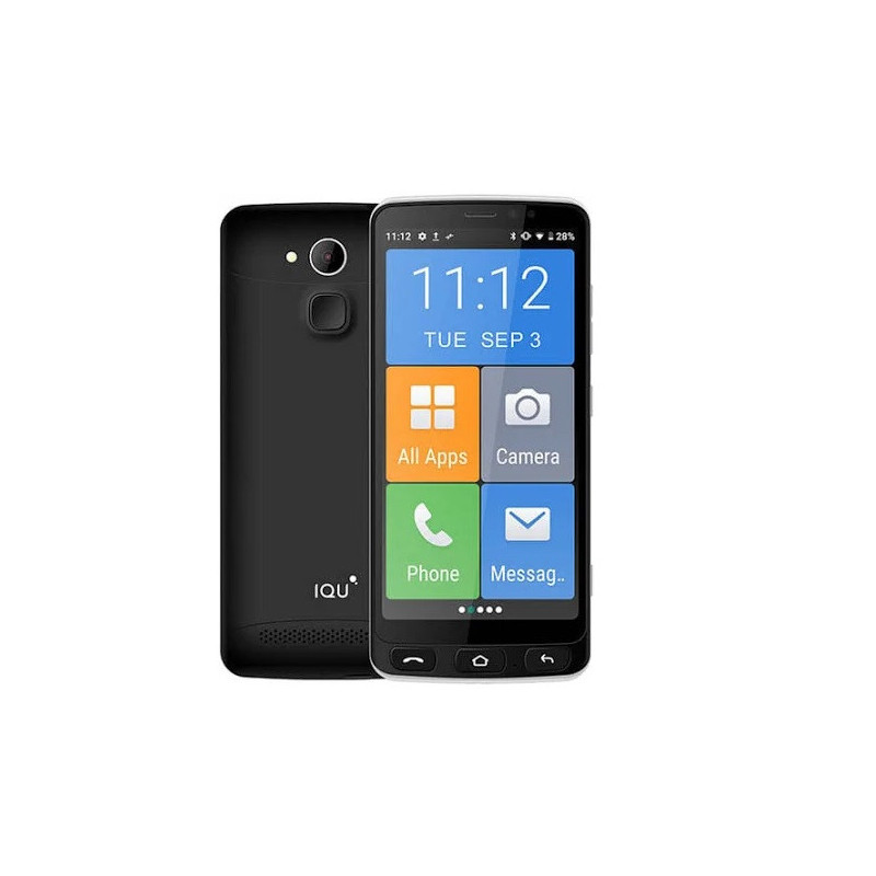 IQU SmartEasy Q50 4G 16GB - Black (SMARTEASYQ50BLACK)*AU STOCK*, 5.5', IPS FW , 2GB/16GB, 8MP/5MP,Single SIM, 2400mAh, 1 Year