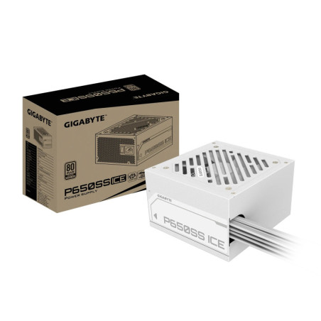 Gigabyte GP-P650SS ICE 650W ATX PSU Power Supply 80  Silver 120mm 12V ]100K Hrs 50-60 Hz 120mm Fan
