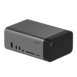 Belkin Connect USB-C 11-in-1 Pro GaN Docking Station   USB-C Cable (1M) (INC020auSGY), 150W PD, 2x HDMI, 2xUSB-C, 1xUSB-A, 1x