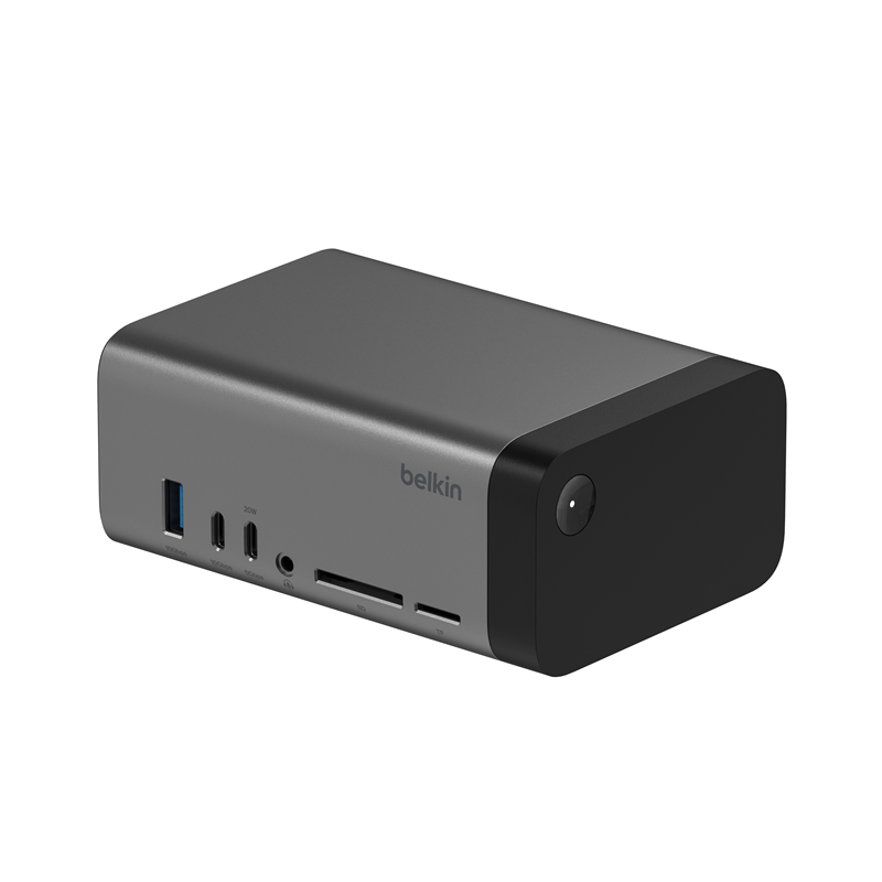 Belkin Connect USB-C 11-in-1 Pro GaN Docking Station   USB-C Cable (1M) (INC020auSGY), 150W PD, 2x HDMI, 2xUSB-C, 1xUSB-A, 1x