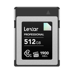 Lexar CFexpress Type B Diamond  Series 512GB– CFexpress Type B card Diamond 1900MB/s read, up to 1700MB/s write, VPG400, 8K