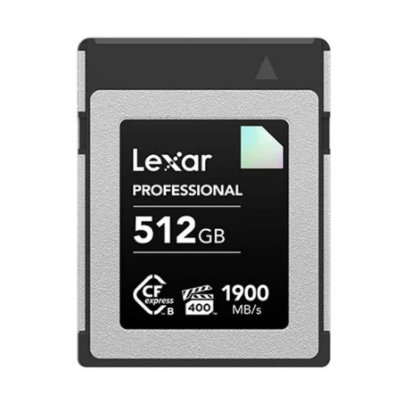 Lexar CFexpress Type B Diamond  Series 512GB– CFexpress Type B card Diamond 1900MB/s read, up to 1700MB/s write, VPG400, 8K