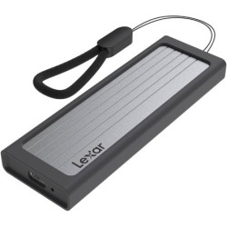 Lexar E6 M.2 SSD Enclosure, Supports M.2 NVMe SSD USB 3.2 Gen 2 high-speed interface with data transfer rates up to 10Gbps