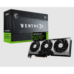 MSI nVidia GeForce RTX™ 5070 Ti 16G VENTUS 3X OC,PCI Express® Gen 5, Boost: 2482 MHz, CUDA 8960 Units, 16GB GDDR7, HDMI™