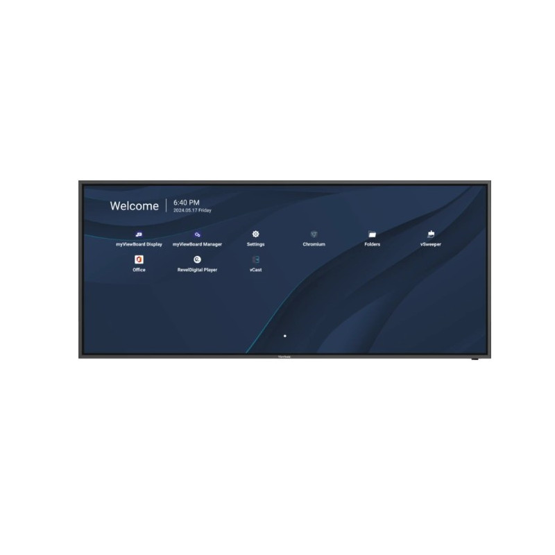Viewsonic CDE92UW 92' 5K 5120 x 2160 Commercial Presentation Display, 24/7, USB-C, Pro AV 2024 3 Years Advance Replacement, V