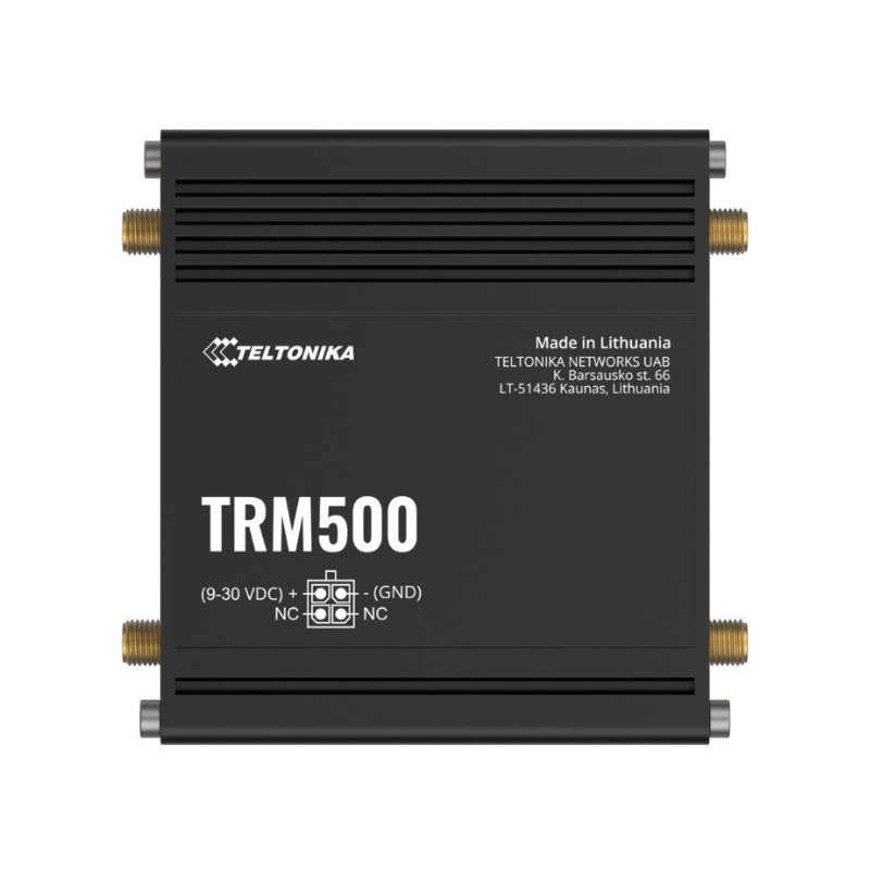 Teltonika TRM500 Industrial Cellular Modem, 5G (3.4 Gbps) & 4G (Cat19), with USB Type-C, PSU included