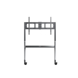 ViewSonic VB-STND-009 Slim Trolley Cart for 55' to 105' Display, Streamlined, height-adjustable design, 360° silent wheels w