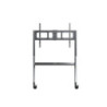 ViewSonic VB-STND-009 Slim Trolley Cart for 55' to 105' Display, Streamlined, height-adjustable design, 360° silent wheels w