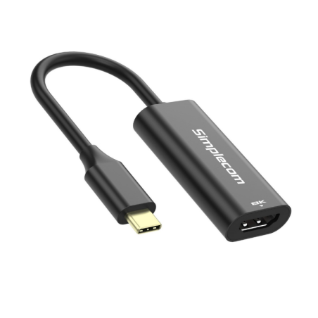 Simplecom DA105 USB-C to HDMI 2.1 Adapter 8K@60hz Converts a USB-C port to a HDMI output Compatible with smartphone or laptop