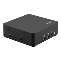 MSI Cubi NUC AI 1UMG-012BAU Mini PC Black Barebone Core Ultra 7 155H, 2x Thunderbolt 4 2x HDMI 2x Intel® I226V (2.5G) Wi-Fi 