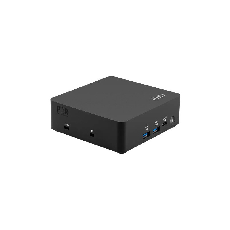 MSI Cubi NUC AI 1UMG-012BAU Mini PC Black Barebone Core Ultra 7 155H, 2x Thunderbolt 4 2x HDMI 2x Intel® I226V (2.5G) Wi-Fi 