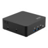 MSI Cubi NUC AI 1UMG-012BAU Mini PC Black Barebone Core Ultra 7 155H, 2x Thunderbolt 4 2x HDMI 2x Intel® I226V (2.5G) Wi-Fi 