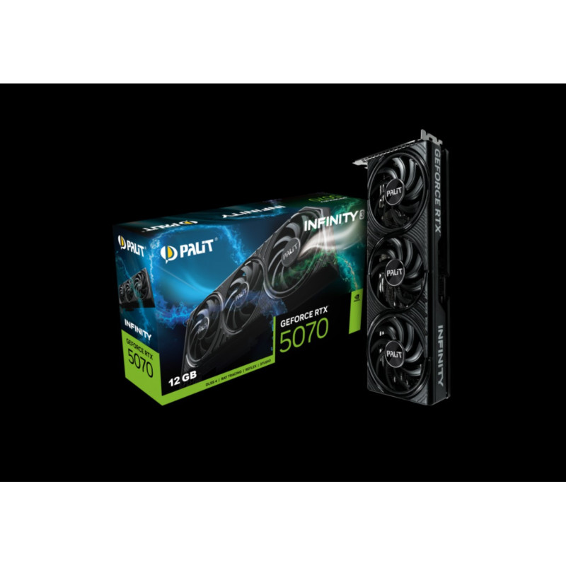 PALIT RTX5070 INFINITY 3 12GB GDDR7 192bit 3-DP HDMI NE75070019K9-GB2050S