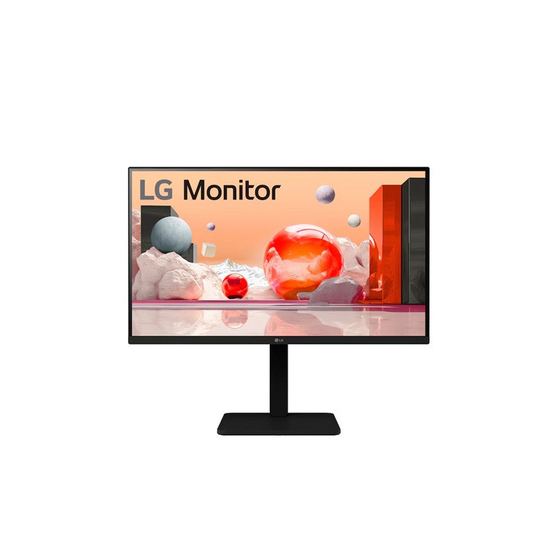 LG 27' Full HD IPS Monitor – 1920×1080, 100 Hz, built‑in power & speakers, versatile stand (tilt/height/swivel/pivot),
