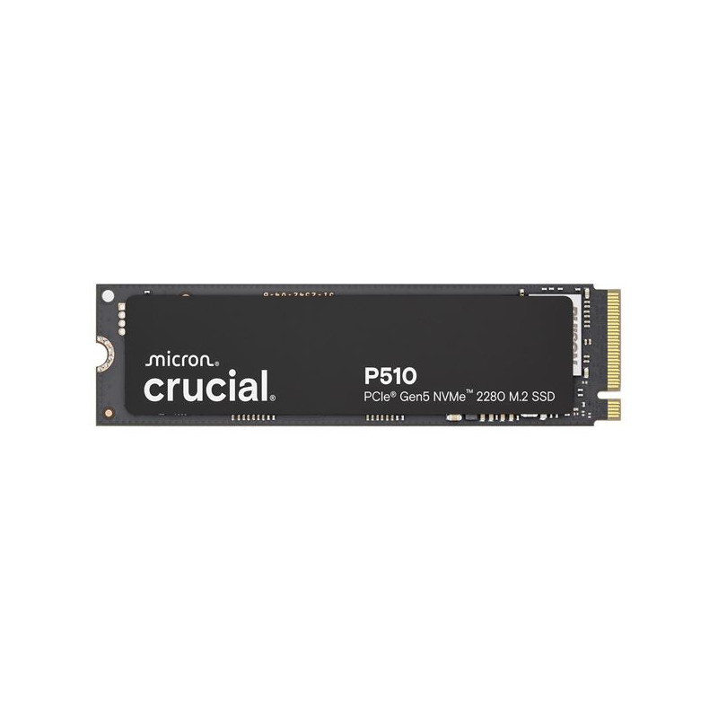 Crucial P510 1TB Gen5 2280 NVMe M.2 SSD 11,000 / 9,500 MB/s R/W 600TBW 1.5M IOPS 1.5M hrs MTTF Full-Drive Encryption 5yrs ~CT