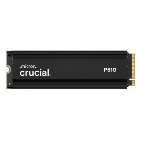 Crucial P510 2TB Gen5 2280 NVMe M.2 SSD Heatsink 10,000 / 8,700 MB/s R/W 1200TBW 1.4M IOPS 1.5M hrs MTTF Full-Drive Encryptio