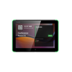 Yealink Roompanel Android based Scheduling Panel 8-inch, flush mount kit for wall or glass, 20° Tilt, PSU included, Yealink 
