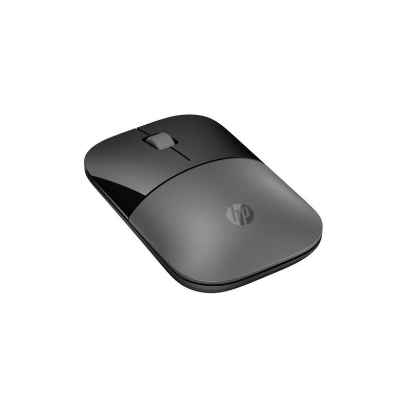 HP Wireless Mouse Z3700 Dual Silver ambidextrous design Optical Bluetooth USB-A Compatible with Windows 11 /10 macOS and Chro