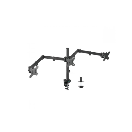 mbeat® activiva Triple-Screen Articulating Monitor Arm Ideal for a seamless triple monitor setup (13'-27'), it offers flexib