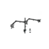 mbeat® activiva Triple-Screen Articulating Monitor Arm Ideal for a seamless triple monitor setup (13'-27'), it offers flexib