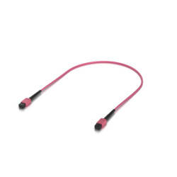 Ubiquiti Indoor OM4 Multi-mode Fiber Patch Cable, 0.5M, Single-pack, With MPO-12 Type B UPC Connectors, Designed For 100G App