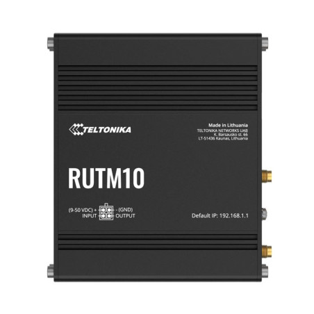 Teltonika RUTM10 wired with 4x Gigabit Ethernet ports, Dual-band Wi-Fi, 128 tag/port-based VLANs, PSU included