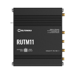Teltonika RUTM11 Industrial 4G LTE Dual-band Wi-Fi, 4 x Gigabit RJ45 ports, USB, and up to 128 tag/port-based VLANs, PSU incl