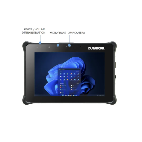 DURABOOK R8, 8' FHD, Intel® Pentium® Gold 8500, Windows 11, 8GB RAM, 128GB PCIe SSD,Wi-Fi 6E, Bluetooth v5.3, 2MP Front Cam