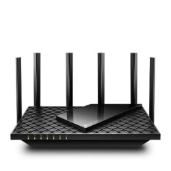 TP-Link Archer AXE75 AXE5400 Tri-Band Gigabit Wi-Fi 6E Router,  574 Mbps at 2.4 GHz   2402 Mbps at 5 GHz   2402 Mbps at 6 GHz