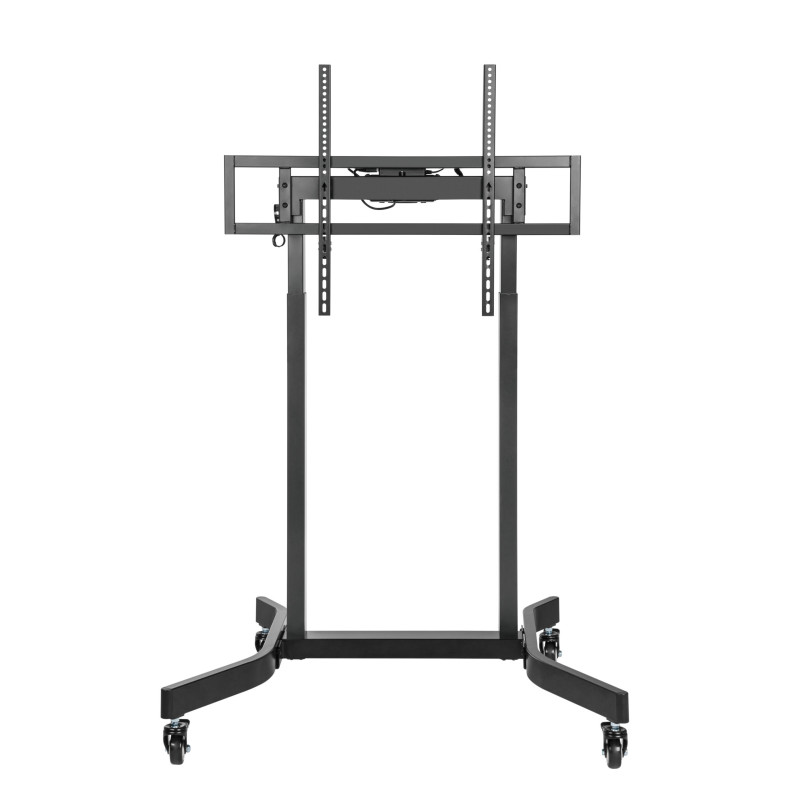 Brateck Standard Motorized TV Cart Fit 55'-100' Up to 120kg- Matte Black , VESA Compatible: 200x200 up to 800x600 （LS）