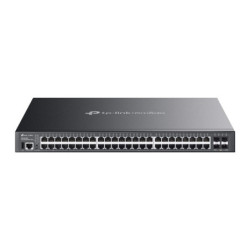 TP-Link SG5452XMPP Omada 48-Port Gigabit Stackable Lite L3 Managed PoE   Switch with 4× 10G Slots