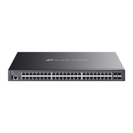 TP-Link SG5452XMPP Omada 48-Port Gigabit Stackable Lite L3 Managed PoE   Switch with 4× 10G Slots