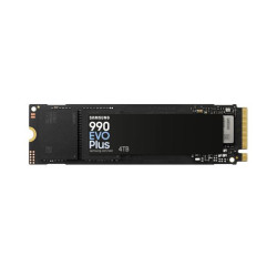 Samsung 990 EVO Plus 4TB PCIe Gen5 NVMe SSD 7250MB/s 6300MB/s R/W 1050K/1400K IOPS 2400TBW 1.5M hrs V-NAND TLC AES 256-bit En