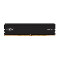 Crucial Pro 32GB (1x32GB) DDR5 UDIMM 6000MHz CL40 Black Heat Spreader Overclocking Support Intel XMP AMD Ryzen Desktop PC Gam