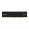 Crucial Pro 32GB (1x32GB) DDR5 UDIMM 6000MHz CL40 Black Heat Spreader Overclocking Support Intel XMP AMD Ryzen Desktop PC Gam