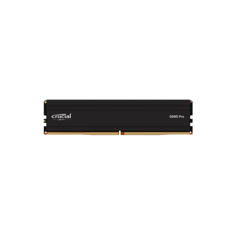 Crucial Pro 64GB (1x64GB) DDR5 UDIMM 5600MHz CL46 Black Heat Spreader Support Intel XMP AMD Ryzen Desktop PC Gaming Memory