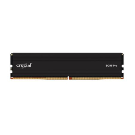Crucial Pro 64GB (1x64GB) DDR5 UDIMM 5600MHz CL46 Black Heat Spreader Support Intel XMP AMD Ryzen Desktop PC Gaming Memory
