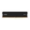 Crucial Pro 64GB (1x64GB) DDR5 UDIMM 5600MHz CL46 Black Heat Spreader Support Intel XMP AMD Ryzen Desktop PC Gaming Memory