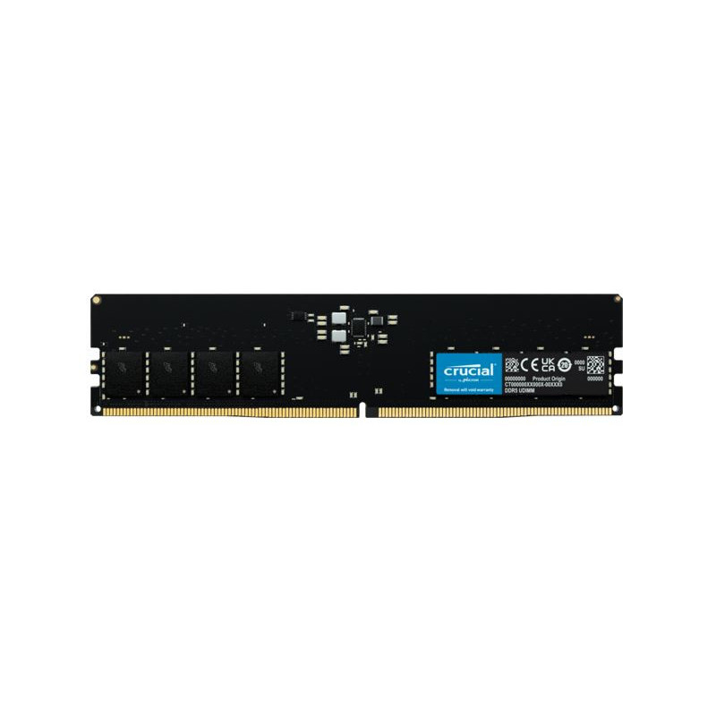 Crucial 64GB (1x64GB) DDR5 UDIMM 5600MHz CL46 Desktop PC Memory